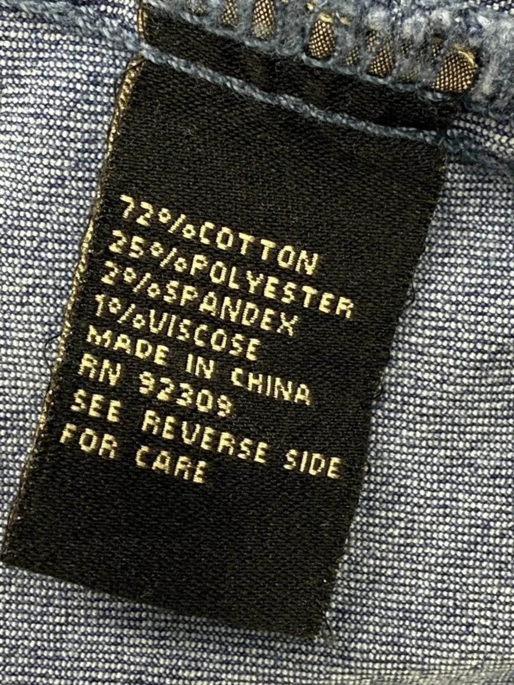 DG2 Diane Gilman Denim Jacket Womens Medium Blue Blazer Button Front Pockets - Picture 5 of 16